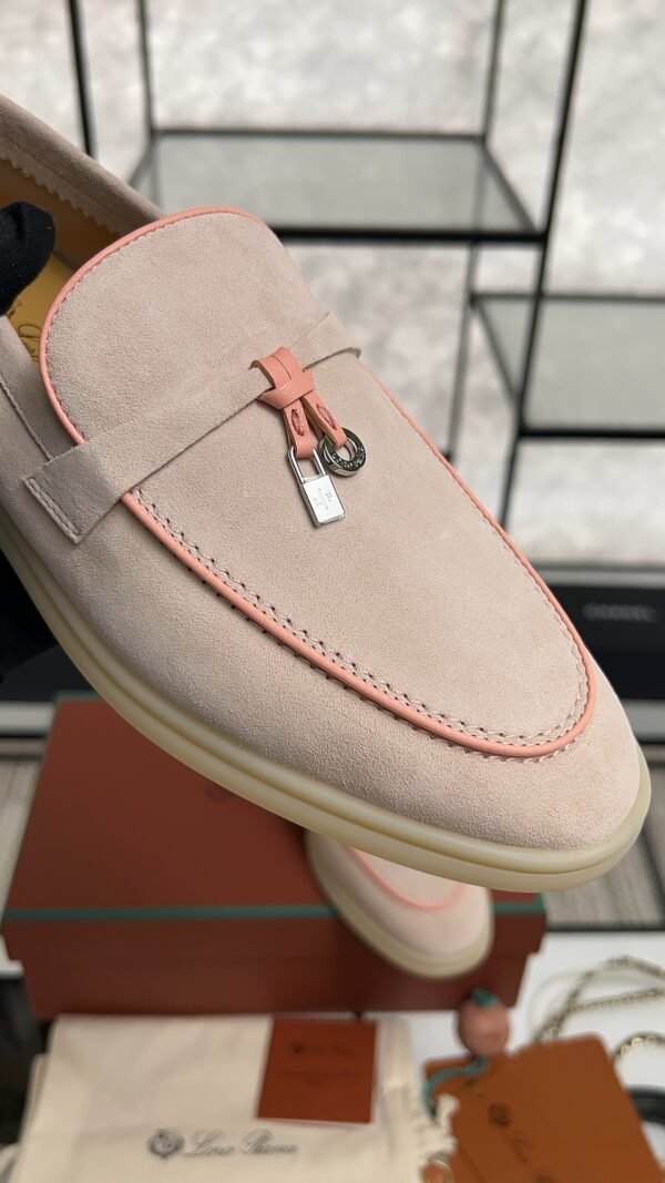 Loro Piana Summer Charms Walk Loafer Pink