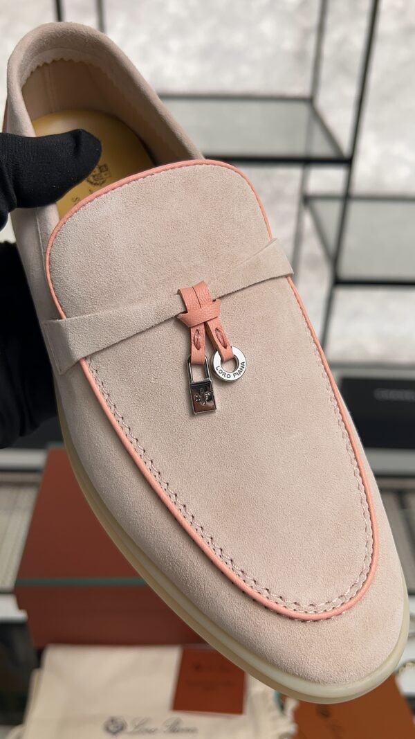 Loro Piana Summer Charms Walk Loafer Pink