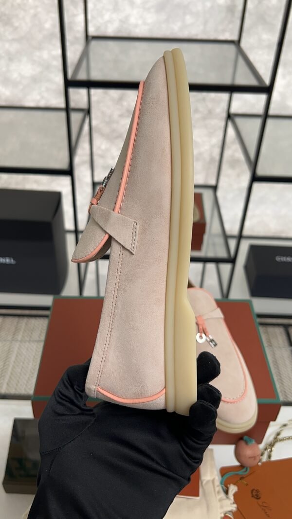 Loro Piana Summer Charms Walk Loafer Pink
