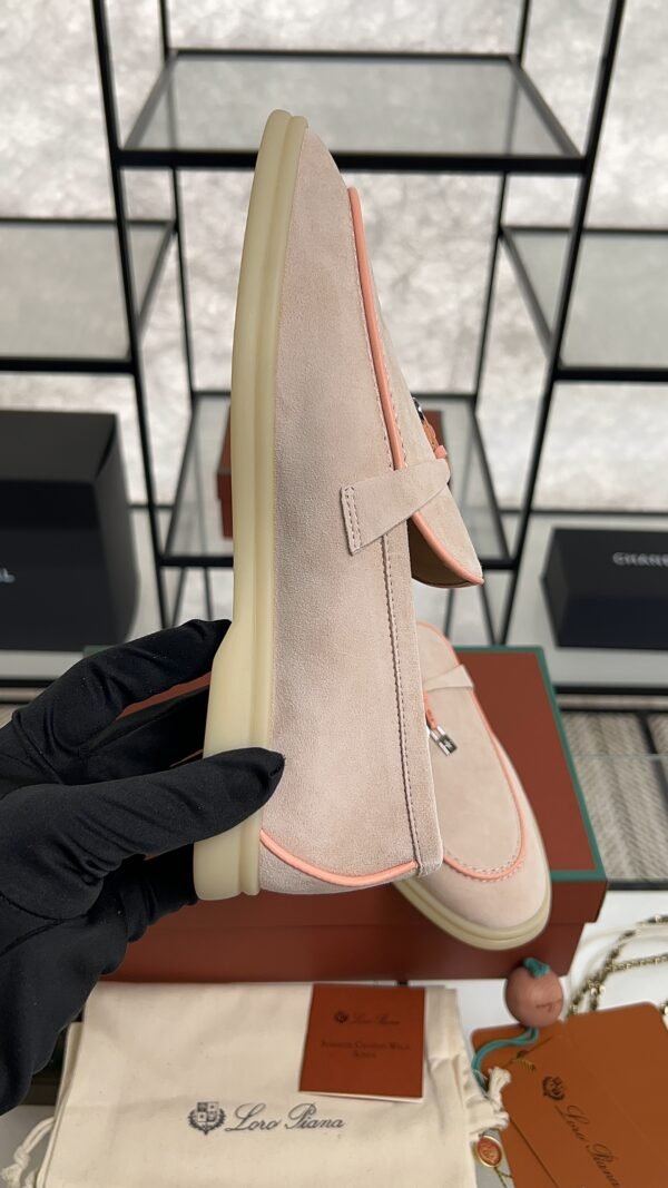 Loro Piana Summer Charms Walk Loafer Pink