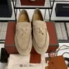 Loro Piana Summer Charms Walk Loafer Beige