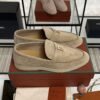 Loro Piana Summer Charms Walk Loafer Beige