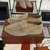 Loro Piana Summer Charms Walk Loafer Beige