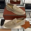 Loro Piana Summer Charms Walk Loafer Beige