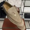 Loro Piana Summer Charms Walk Loafer Beige
