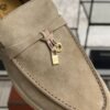 Loro Piana Summer Charms Walk Loafer Beige