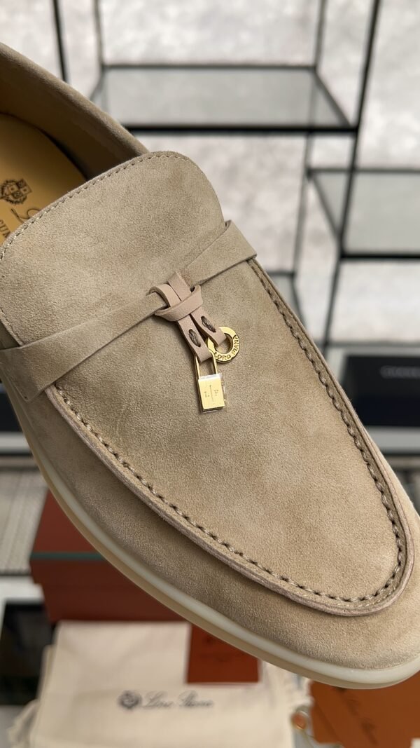 Loro Piana Summer Charms Walk Loafer Beige