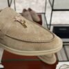 Loro Piana Summer Charms Walk Loafer Beige