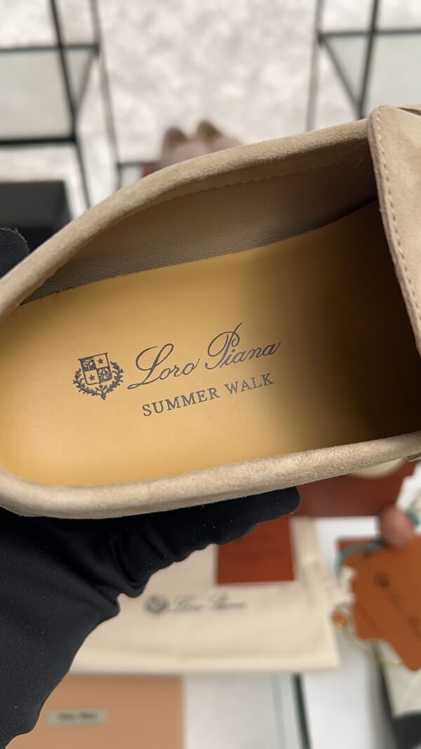 Loro Piana Summer Charms Walk Loafer Beige