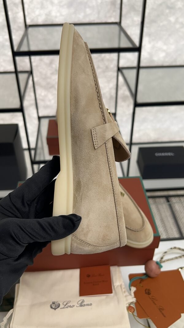 Loro Piana Summer Charms Walk Loafer Beige
