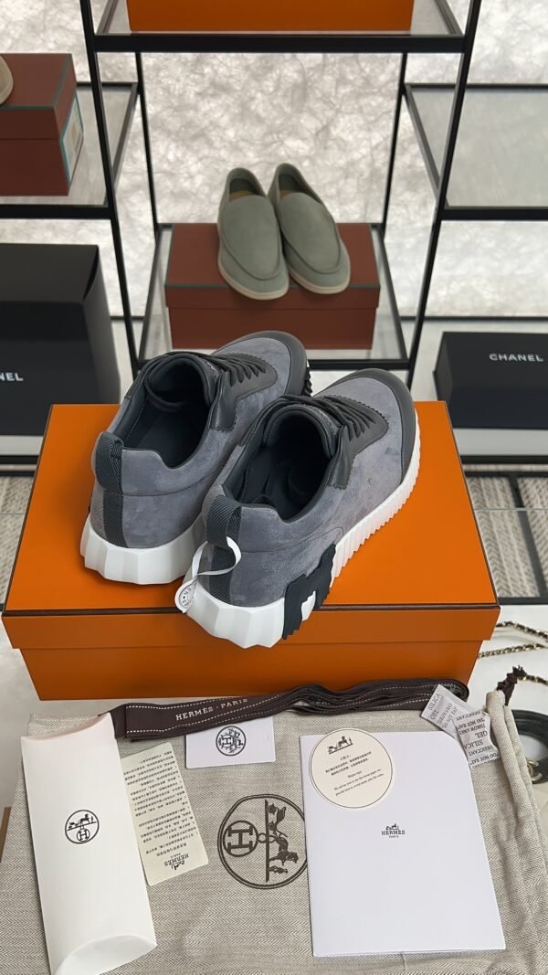 HERMES Bouncing sneake gris orage Men