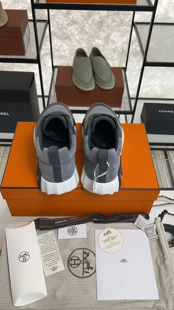 HERMES Bouncing sneake gris orage Men