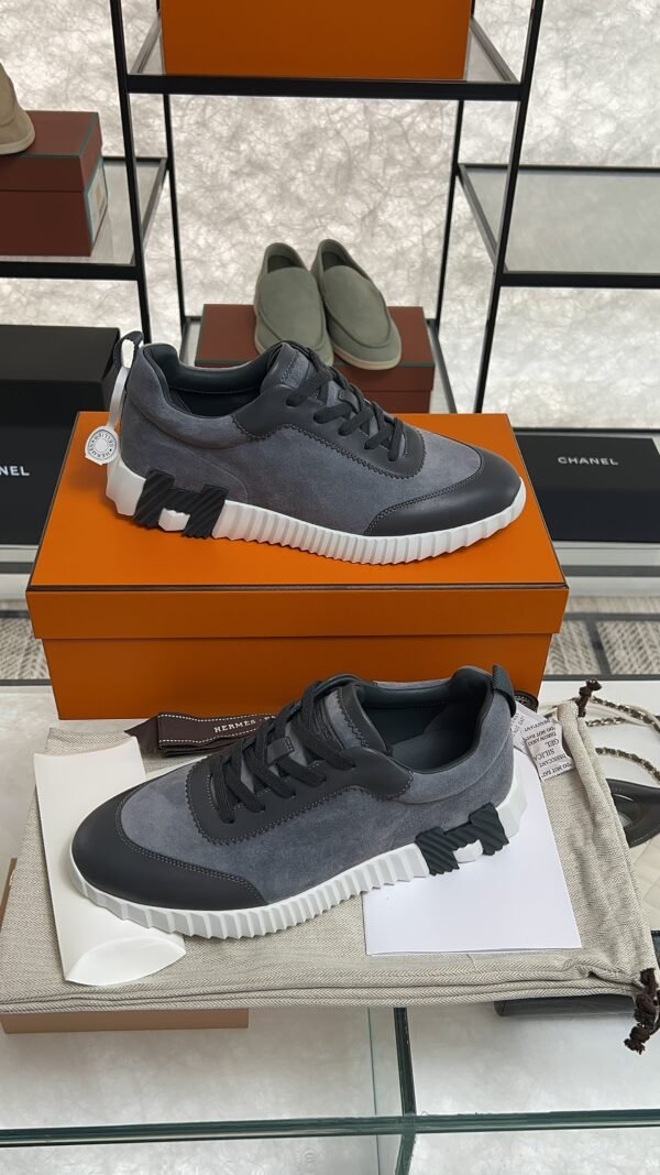 HERMES Bouncing sneake gris orage Men