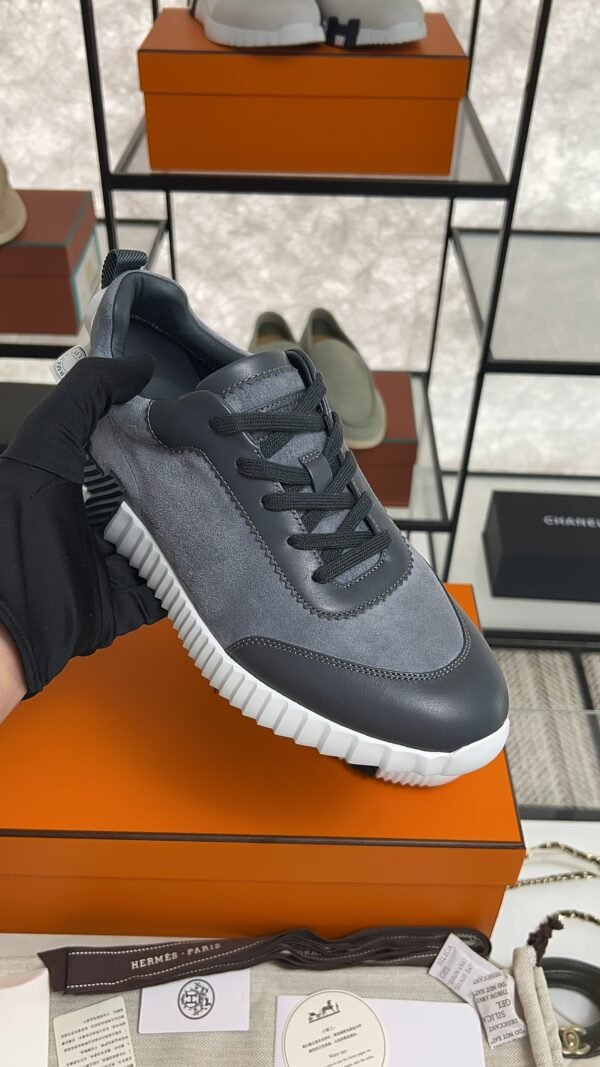 HERMES Bouncing sneake gris orage Men