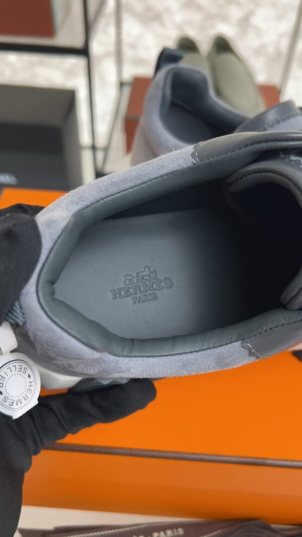 HERMES Bouncing sneake gris orage Men