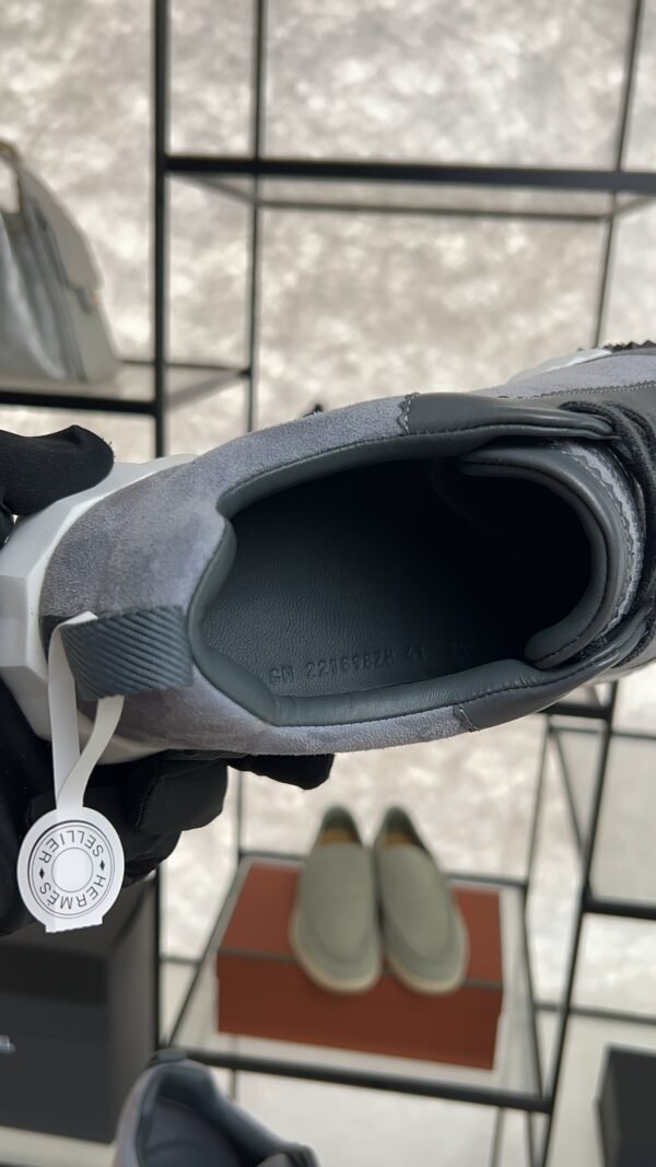 HERMES Bouncing sneake gris orage Men