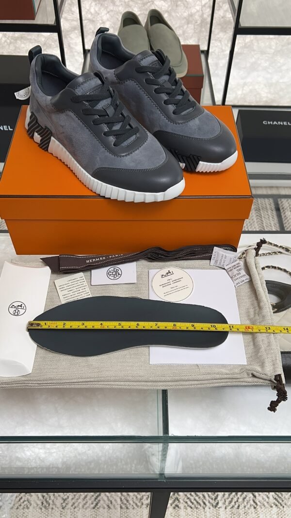HERMES Bouncing sneake gris orage Men