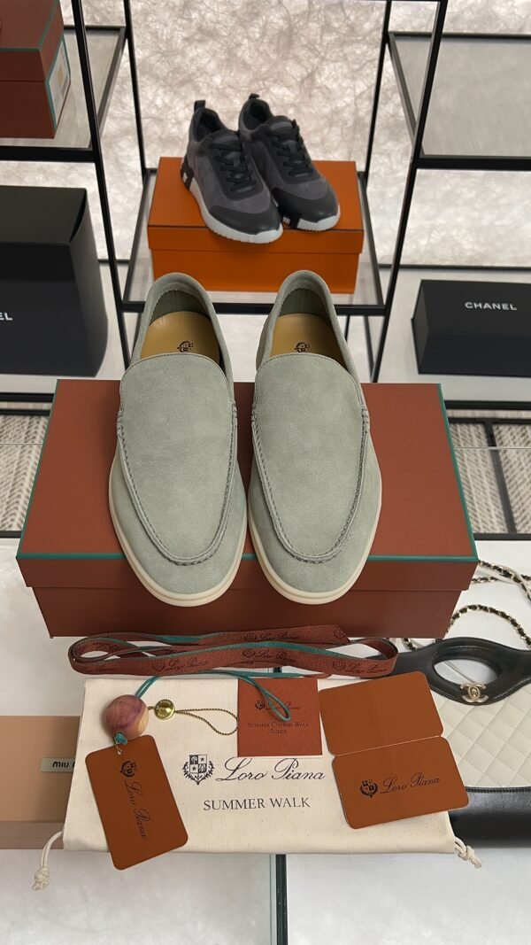 Loro Piana Summer Walk Loafer Frozen Fir (515Z)