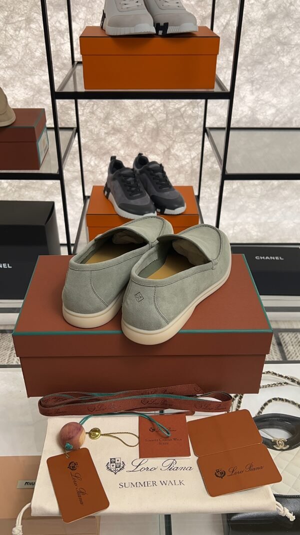 Loro Piana Summer Walk Loafer Frozen Fir (515Z)
