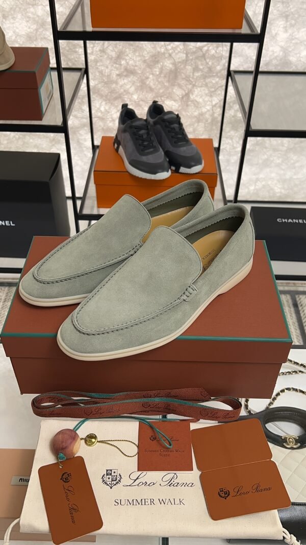 Loro Piana Summer Walk Loafer Frozen Fir (515Z)