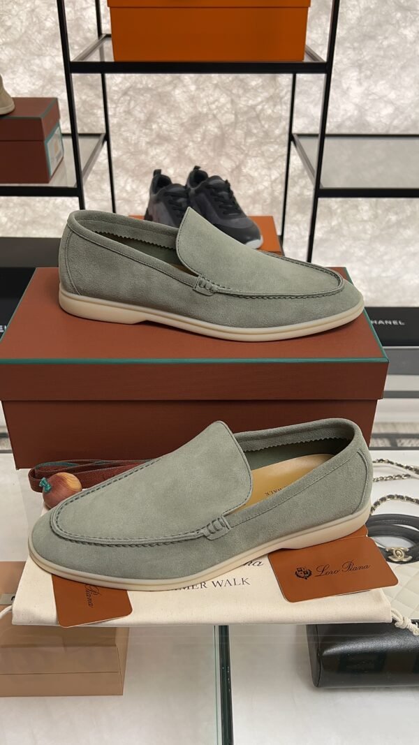 Loro Piana Summer Walk Loafer Frozen Fir (515Z)