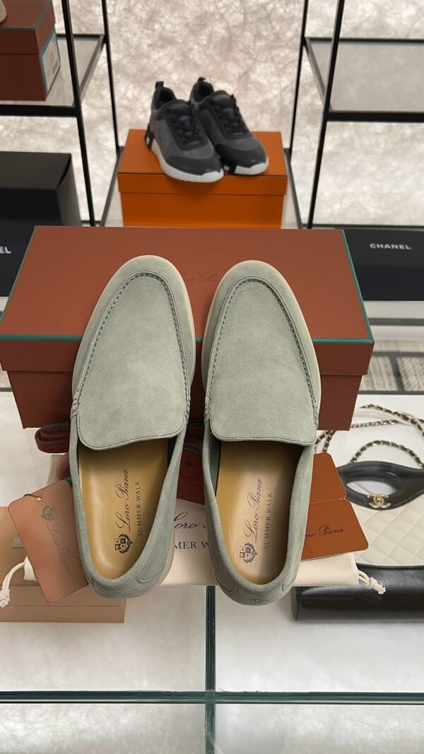 Loro Piana Summer Walk Loafer Frozen Fir (515Z)