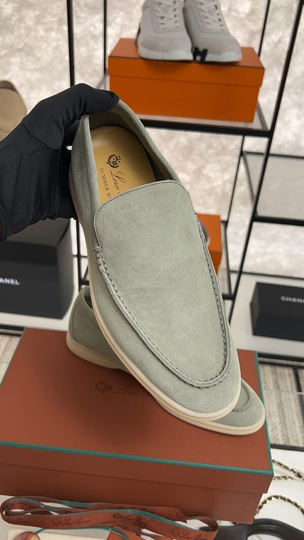Loro Piana Summer Walk Loafer Frozen Fir (515Z)