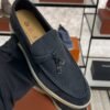 Loro Piana Summer Charms Walk Loafer Argo Blue Melange (W948)
