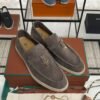 Loro Piana Summer Charms Walk Loafer Antique Brown (HF69)
