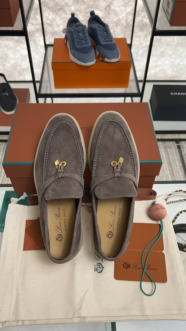 Loro Piana Summer Charms Walk Loafer Antique Brown (HF69)