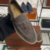 Loro Piana Summer Charms Walk Loafer Antique Brown (HF69)