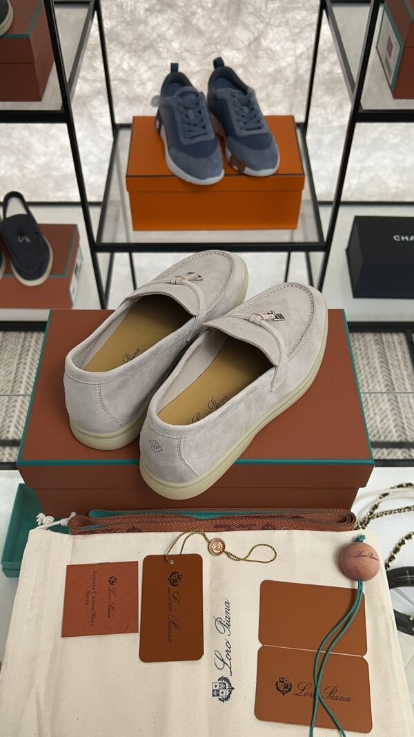 Loro Piana Summer Charms Walk Loafer Light beige