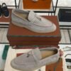 Loro Piana Summer Charms Walk Loafer Light beige