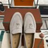 Loro Piana Summer Charms Walk Loafer Light beige