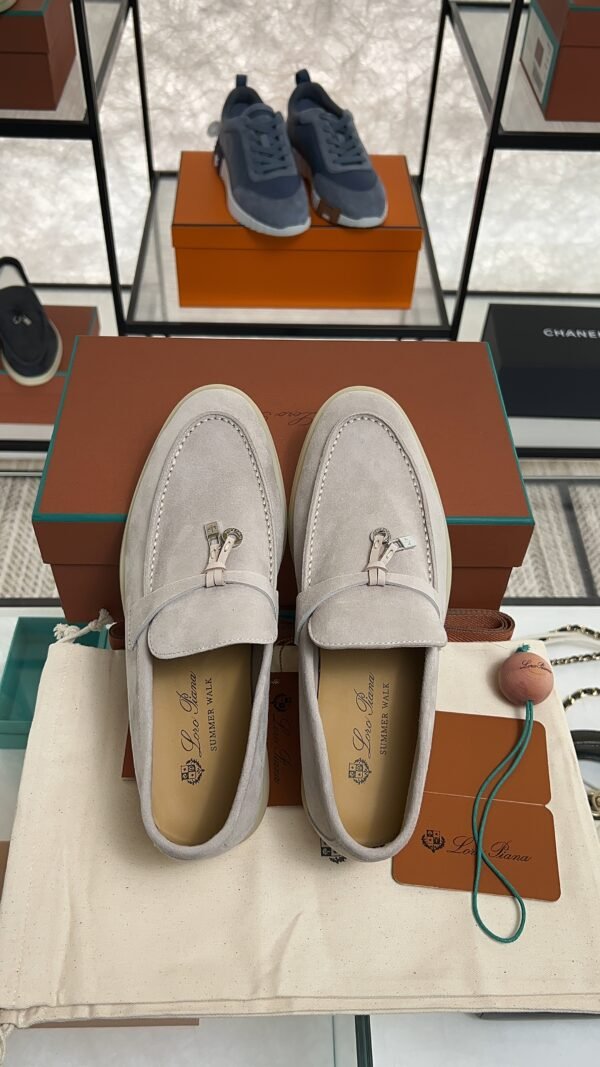 Loro Piana Summer Charms Walk Loafer Light beige