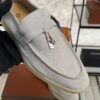 Loro Piana Summer Charms Walk Loafer Light beige
