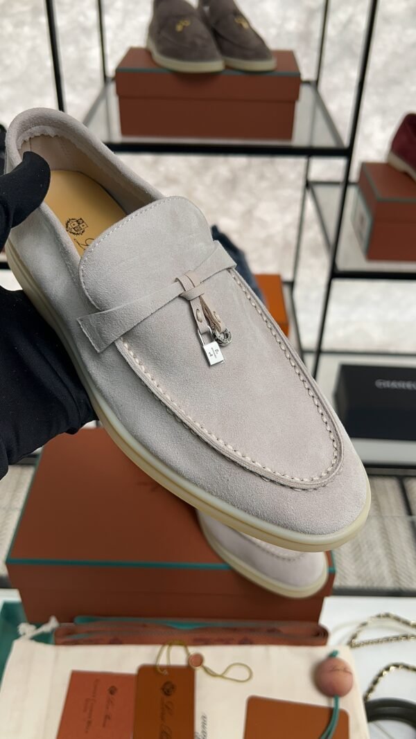Loro Piana Summer Charms Walk Loafer Light beige