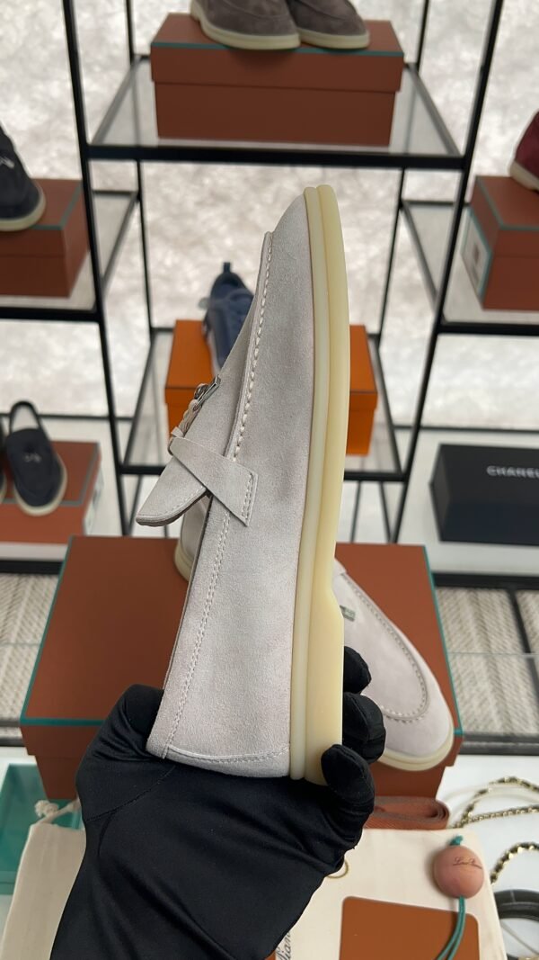 Loro Piana Summer Charms Walk Loafer Light beige