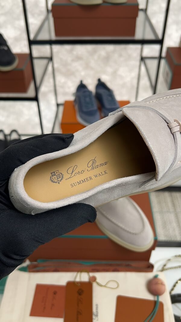 Loro Piana Summer Charms Walk Loafer Light beige