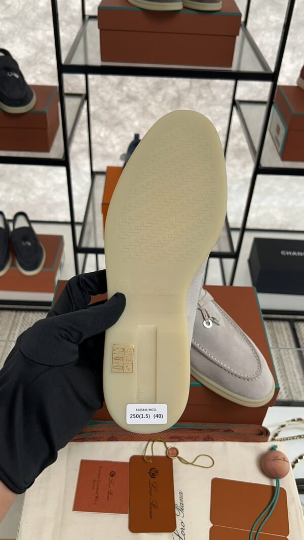 Loro Piana Summer Charms Walk Loafer Light beige
