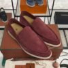 Loro Piana Summer Walk Loafer Men Dried Red (R0DV)