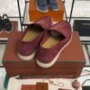 Loro Piana Summer Walk Loafer Men Dried Red (R0DV)