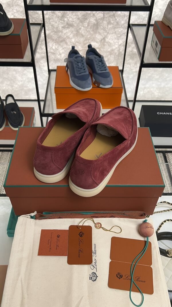Loro Piana Summer Walk Loafer Men Dried Red (R0DV)