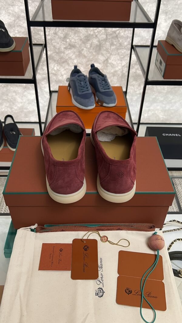 Loro Piana Summer Walk Loafer Men Dried Red (R0DV)
