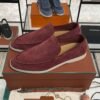 Loro Piana Summer Walk Loafer Men Dried Red (R0DV)