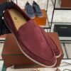Loro Piana Summer Walk Loafer Men Dried Red (R0DV)