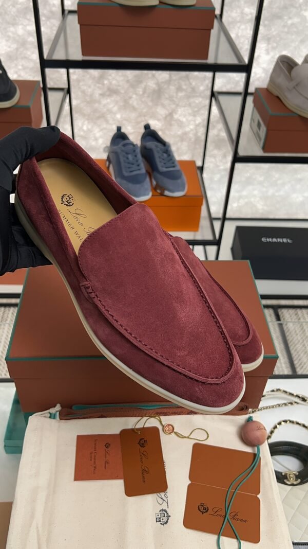 Loro Piana Summer Walk Loafer Men Dried Red (R0DV)