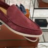 Loro Piana Summer Walk Loafer Men Dried Red (R0DV)
