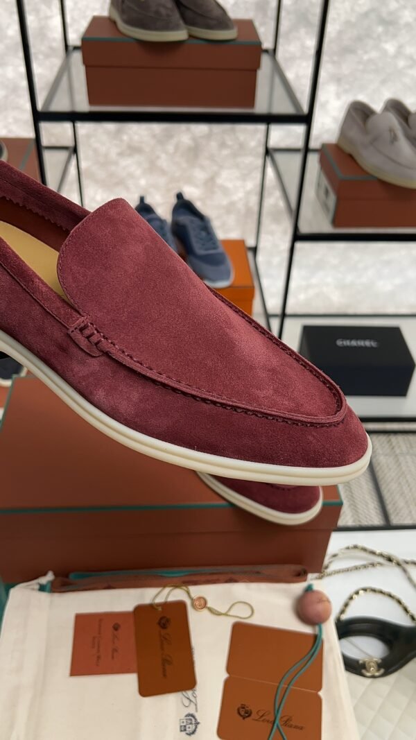 Loro Piana Summer Walk Loafer Men Dried Red (R0DV)