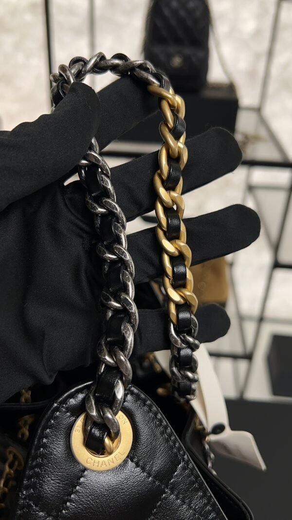 CHANEL 25 Small Handbag Black